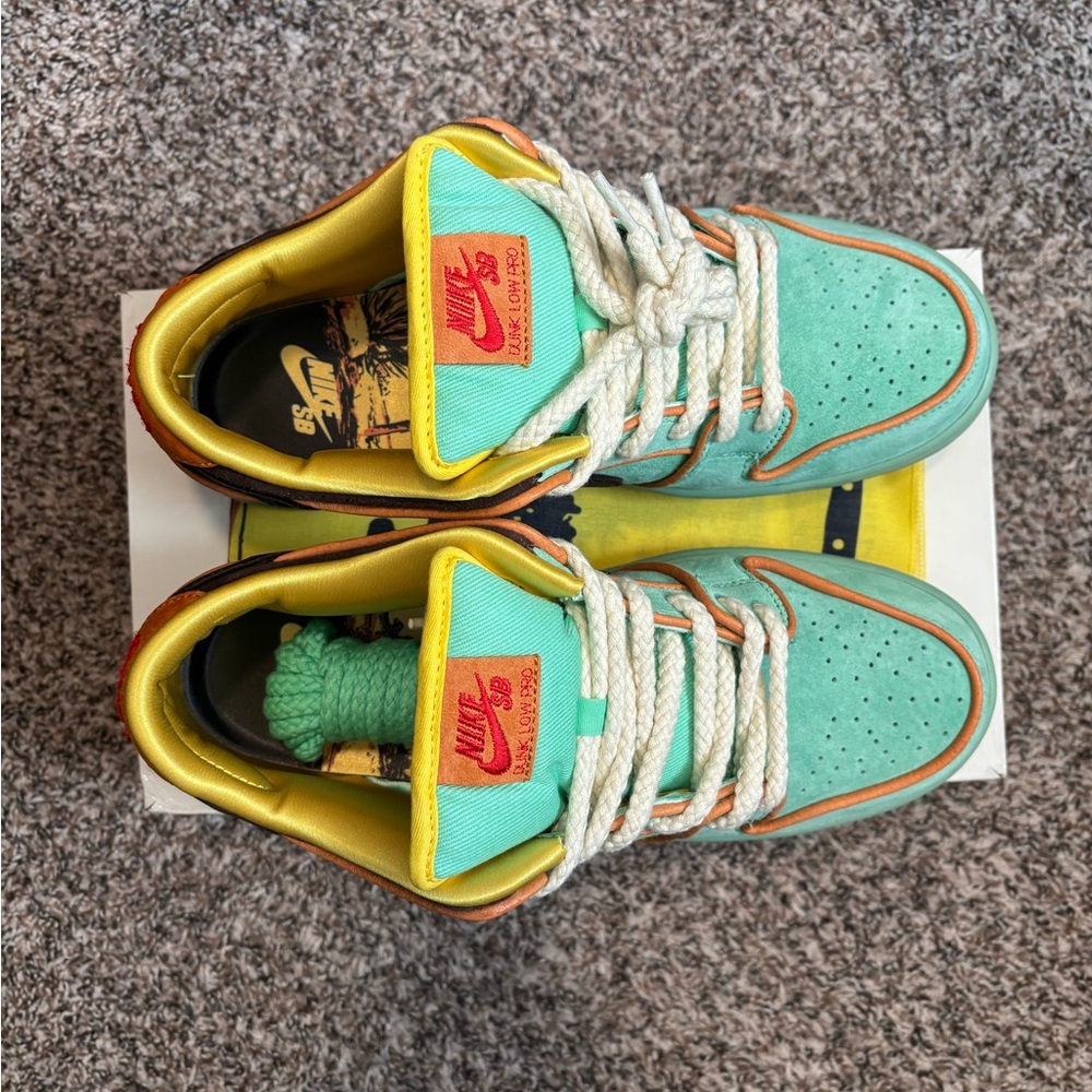 Nike SB Dunk Low Pro ‘Rodeo Tourmaline’ 9 men’s NEW - Picture 4 of 8